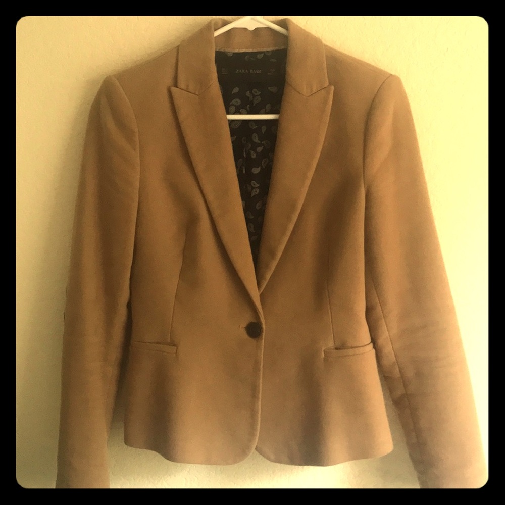Zara Basic Blazer Sz S
